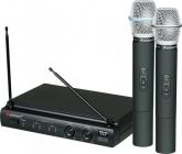 Microfone S/ Fio Karsect KRU302 Punho Duplo